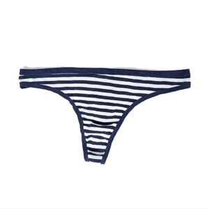 Vintage Victoria's Secret Low Rise Thong Medium NEW Women Signature Cotton Panty